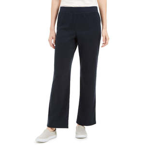 Pantaloni in microfibra Karen Scott da donna, taglia M, colore nero - Pantaloni per il tempo libero - Product Image 1