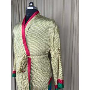 Men's Silky Soft Masculine Elegant Classic Vintage House <b>Robe</b> Timeless Comfy for Lounge <b>Beach</b> Wear Sustainable Bikinis Beachwear - Product Image 6