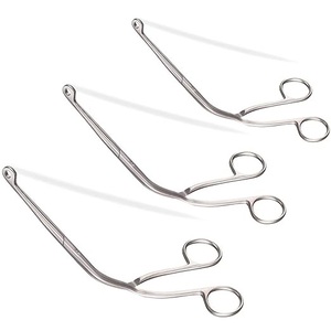 Pinces Magill Angulaires en Acier Inoxydable, Instrument Chirurgical Manuel Réutilisable pour ORL, Utilisation Adulte - Product Image 5