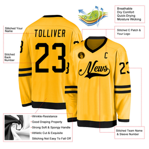 Maillots de hockey sur glace personnalisés de qualité supérieure pour hommes, meilleure vente 2024, design haut de gamme, nom de l'équipe, vêtements de hockey sur glace de grande taille - Product Image 3