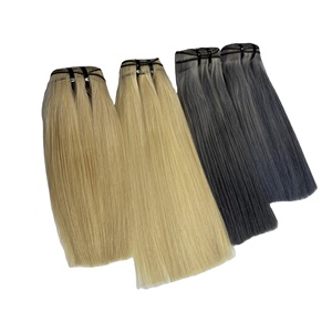 Extensiones de Cabello Humano Vietnamita Liso Natural al Por Mayor, Cabello Virgen de un Solo Donante, con Punta Plana, para Pegar con Cinta Adhesiva o Clips - Product Image 4