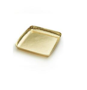 Bandeja de servicio de color plata con temática moderna, bandejas decorativas de Metal sólido para uso doméstico, restaurante y decoración de Hotel - Product Image 2