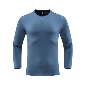 Buy Wholesale best selling <b>Men's</b> <b>Long</b> <b>Sleeve</b> Compression Gym T-Shirt Slim Fit Athletic Polyester Spandex Workout Clothing - Product Image 2
