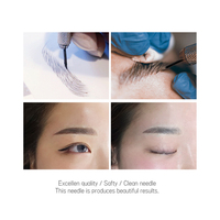 Etiqueta Privada DR.DRAWING SUJI3R Aguja Microblading Ceja TATOO Aguja Hoja esterilizada hecha en Corea