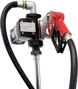 Nuovissimo 100% autentico Macnaught- M3 12 Volt 20 GPM 1 "ad alto flusso pompa di trasferimento del carburante EXDFP12-001 con parti Complete e accesso