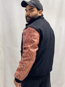 เสื้อแจ็กเก็ตเบสบอลขนสัตว์แขนยาวหนังที่ดีที่สุดสำหรับชายหญิงวิทยาลัยเลตเทอร์แมนสำหรับโรงเรียนมัธยมปลาย - Product Image 4