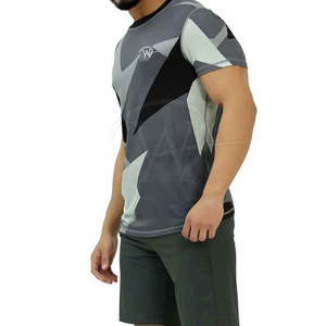 เสื้อยืดผ้าใส่สบายสำหรับผู้ชายเสื้อยืดดีไซน์ไม่เหมือนใครเสื้อยืดฤดูร้อนดีไซน์แบบ MOQ ต่ำ - Product Image 2