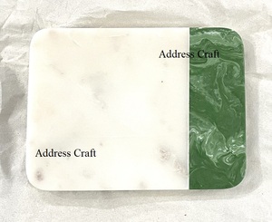 เขียงหินอ่อนเรซินหินอ่อนสไตล์คลาสสิกเขียงเสิร์ฟอาหารเช้าจานหินอ่อน - Product Image 2