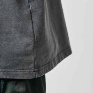 Tricot gaufré à manches longues hommes t-shirts 100% pur coton vêtements thermiques hommes garçons pleine main tenue décontracté homme tissu gaufré tricoté - Product Image 6