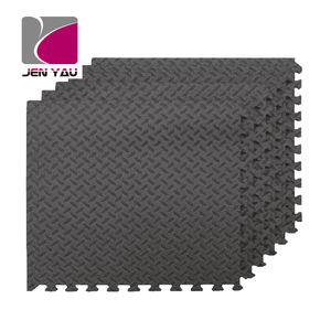 แผ่นกระเบื้องพื้นแบบประสานสีงาช้างแผ่นป้องกันพื้นสำหรับฟิตเนสออกกำลังกายกีฬาสตูดิโอ - Product Image 6