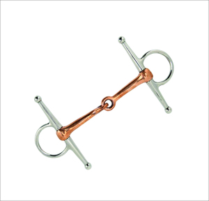 อุปกรณ์ขี่ม้าแบบใหม่ บิตม้าแบบข้อต่อคู่ ทำจากทองแดงและสแตนเลส - Product Image 4