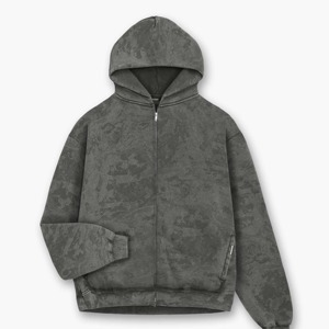 Sudadera con Capucha Unisex con Cremallera Completa, Sudadera Básica de Algodón Mezclado con Felpa, Sudadera con Cremallera para Hombre para la Temporada de Invierno, Venta al por Mayor - Product Image 1