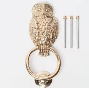 Classy Design Metal <b>Door</b> <b>Knocker</b> <b>Gold</b> Antique Polished Metal windows and <b>Doors</b> Accessories Luxury Modern <b>Door</b> Lock Luxury Items - Product Image 4