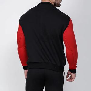 Quantité en vrac plaine teint hommes survêtements avec contraste de couleurs 100% coton tissu fait survêtement pour hommes en gros personnalisé - Product Image 5