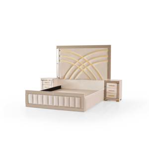 Lit rembourré Athome Love Nova 160x200 avec option de rangement en provenance de Turquie - Product Image 1