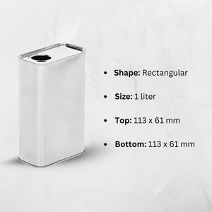 Lubricante y Grasa Química Industrial, Envase Rectangular de Hojalata con Acabado Mate - Product Image 2