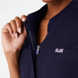 Combinaison de travail pour femmes de haute qualité Rafaela, taille haute, skinny, contrôle du ventre, respirante, en élasthanne/polyester, uniformes d'hôpital - Product Image 3