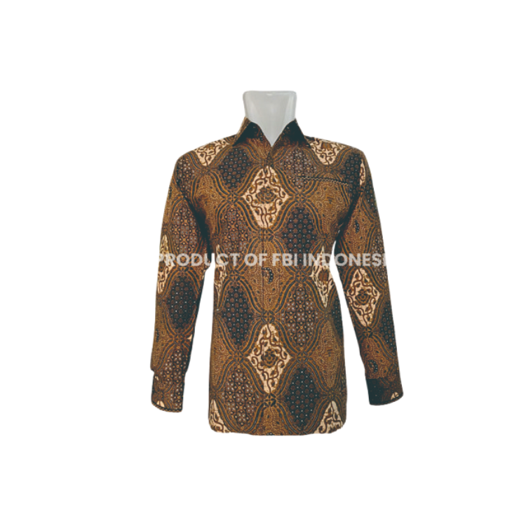 Baju Batik Lelaki Stylish Slim Fit Casual Shirts