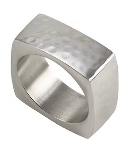 Anillo de Servilleta de Metal Niquelado, Decoración de Mesa de Boda, Porta Servilletas, Anillo de Servilleta de Metal Clásico y Elegante - Product Image 6