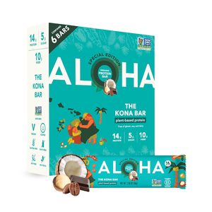 Barras de Proteína Orgánica a Base de Plantas ALOHA, La Barra Kona - Edición Especial, Paquete de 6 - Product Image 4