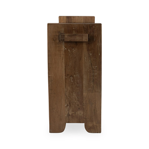 Table console de récupération moderne en bois massif avec trois tiroirs convertible pour l'entrée, la villa ou l'hôtel Accent Console Console - Product Image 4