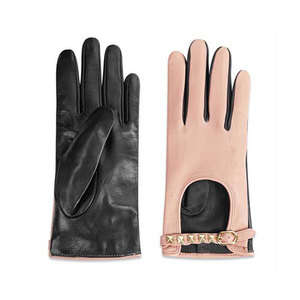 Gants de conduite automobile à doigts entiers en cuir Gants de conduite en cuir en peau de chèvre pour motocyclette - Product Image 3