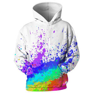 Sweats à capuche pour hommes en polyester à imprimé par sublimation de différentes couleurs personnalisées Vente en gros OEM pour hommes - Product Image 5