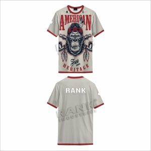 เสื้อยืดลำลองสำหรับผู้ชายเสื้อยืดผ้าฝ้ายแขนสั้นดีไซน์เรียบง่ายโลโก้ออกแบบได้ตามที่ต้องการ - Product Image 1