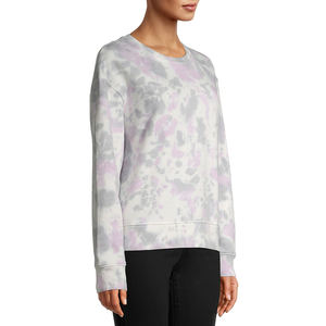 Sweat-shirt en molleton de coton pour femmes à manches longues automne hiver pull avec logo personnalisé sweat-shirt à prix bon marché vente en gros - Product Image 5