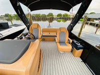 Bateau Ponton de Luxe Ecocampor 2026 en Fibre de Verre, Tritoon de Fête, à Vendre