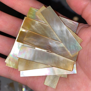 แผ่นเปลือกหอยมุกขัดเงา-13x18มม., 15x20มม., 18X25มม., 20x30มม., 25X35มม. งานฝีมือตกแต่งบ้านงานแต่งงาน - Product Image 1