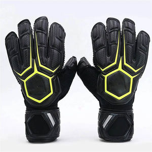 Guantes de Portero de Fútbol Profesional de Cuero, Transpirables, Ajustables, Diseño Antideslizante para Uso en Exteriores - Product Image 5