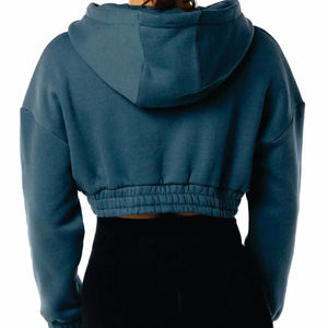 2025, Top corto Vintage personalizado, trajes con capucha, ropa de mujer, Top corto en blanco personalizado para mujer, sudaderas con capucha para mujer en Nurak en 2025 - Product Image 2