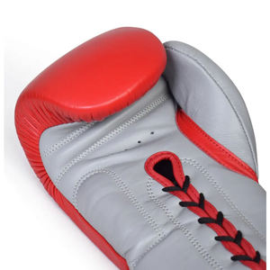 Gants de boxe professionnels de haute qualité sur mesure personnalisés en cuir Muay Thai de vente chaude pour la musculation - Product Image 4