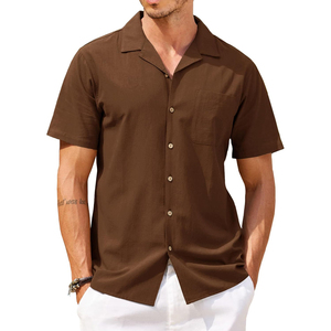T-shirts ajustés pour hommes T-shirts en tricot pour hommes Chemises décontractées et légères T-shirt pour hommes Imprimé 100% polyester - Product Image 1