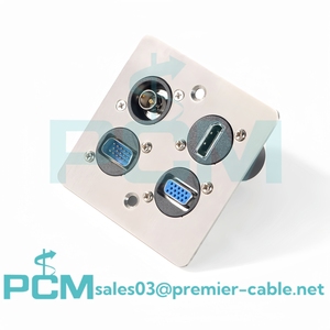 Square HD Adapter <strong>VGA</strong> 15pin Female to Male Gender Change D-<strong>type</strong> Flange Panel Mount Adapter for Video Transmission,<strong>VGA</strong> <strong>Connector</strong> - Product Image 2