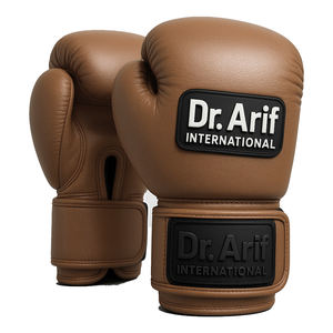 Gants de boxe professionnels avec logo personnalisé, en cuir de vache véritable, pour hommes et femmes, pour l'entraînement et le Muay Thai, vente en gros - Product Image 5