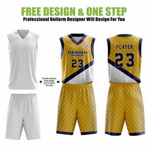 Personnalisé séchage rapide athlétique basket-ball uniformes respirant saison d'été maillots Shorts jeunes adultes ensembles style imprimé par sublimation - Product Image 2