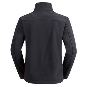Veste Softshell avec poche latérale zippée Vestes pour hommes Matériel polyester de haute qualité Taille personnalisée Vestes Softshell Couleur noire - Product Image 5