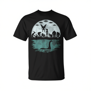 เสื้อยืดโปรโมชั่นบิ๊กฟุต โลชเนส มอนสเตอร์ มอธแมน มนุษย์ต่างดาว คริปติดิด - Product Image 2