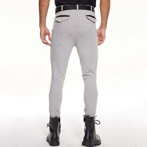 Pantalones de Equitación para Hombre, Elegantes y Transpirables, con Agarre de Silicona en las Rodillas, para Entrenamiento en Establos y Competición - Product Image 2