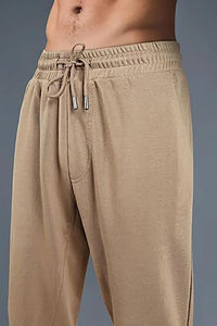 กางเกงวอร์มผ้าแคนวาสสีพื้นคุณภาพสูงสำหรับผู้ชาย ระบายอากาศได้ดี เป็นมิตรกับสิ่งแวดล้อม เอวยางยืด ทรงหลวม เหมาะสำหรับออกกำลังกายและฟิตเนส - Product Image 5