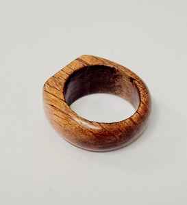 Anillo de Dedo de Madera de Lujo, Joyería de Moda Personalizada para Mujer, para Regalo, Compromiso y Fiestas - Product Image 4