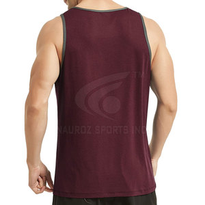 Fitness Clothing Pakistan Made Knitted Breathable Casual Tank Top Factory Direct Sale Plus Size Summer Wear Men - Product Image 3