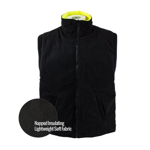 Vestes haute visibilité couleur noire et jaune imperméable forte demande pour les travailleurs de la construction Support de logo personnalisable - Product Image 4
