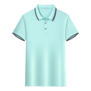 Ropa de Golf más vendida bordado impreso diseño personalizado liso blanco negro algodón poliéster en blanco Unisex Golf Polo camisetas - Product Image 5