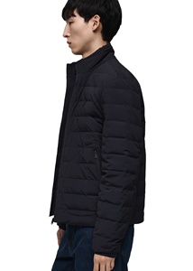 Veste bouffante imperméable à la mode pour hommes, streetwear d'hiver chaud, manteau à bulles, taille XS, teinte unie avec revêtement, vente en gros - Product Image 3