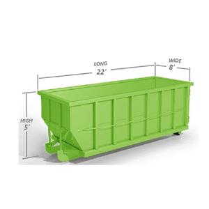 Heavy Duty 30 Cubic Yard Dumpster Dirt Seulement Trois Tonnes Max Charge À Vendre Pas Cher Et Fiable - Product Image 6