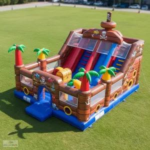 <b>Inflatable</b> Castle Korsan Temal Zpzp Pirate Theme Bouncy <b>House</b> - Product Image 1