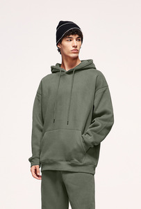 Ultimate Comfort Style 2024 Otoño Invierno Conjunto de pantalones de chándal y Sudadera con capucha de gran tamaño personalizada Calor pesado para las estaciones frías - Product Image 3